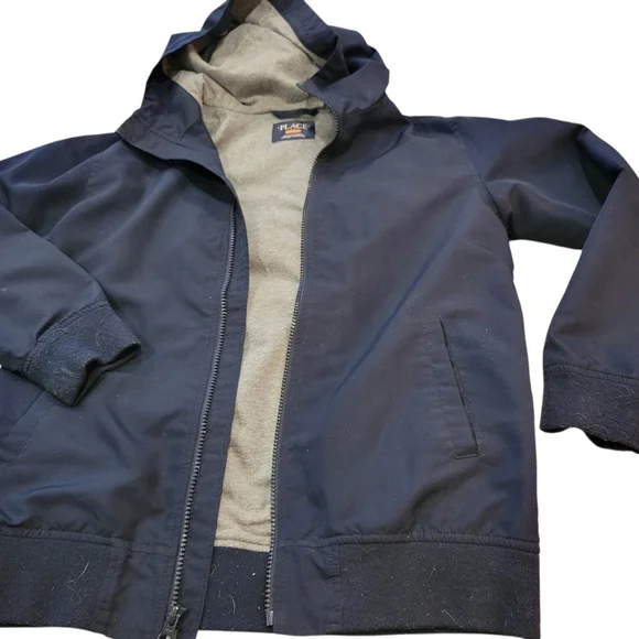 Place Youth Windbreaker Lined Hooded Jacket Youth XL - Picture 4 of 12